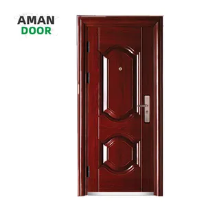 AMAN DOOR single door wardrobe used exterior steel doors for sale
