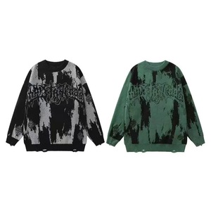 Vente en gros de nouvelles tendances Pull confortable à manches longues de couleur unie à col rond pour hommes pour automne hiver tricots - Product Image 5