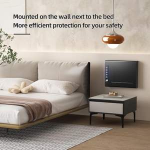 Wall Mounted Gun <span class=keywords><strong>Safe</strong></span> Box, Biometric Gun Cofres, pistola de acesso rápido com impressão digital & Key Pad, arma segura para casa - Product Image 5