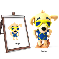 Peluche animaux doux personnalisée porte-clés OEM ODM peluches personnalisées poupée