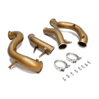 Mertop Mercedes Benz W213 M178 E63 AMG SS304 Acier inoxydable 1,5 mm Revêtement céramique Downpipe d'échappement universel 3,0'' OD SGS 1