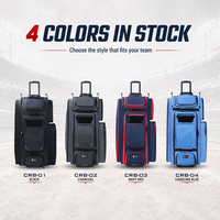 Sac de sport à roulettes KOP grande capacité, robuste et personnalisé pour équipement de softball et de baseball, prêt à être expédié, pour joueurs et attrapeurs