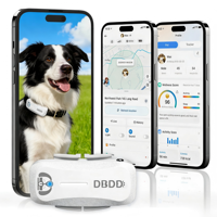 GPS para Perros Todo en Uno, Rastreo 24/7, Alertas de Geocerca, Diagnóstico Veterinario por IA, Monitor de Salud y Actividad, Resistente al Agua y a los Golpes, Plástico, 20+