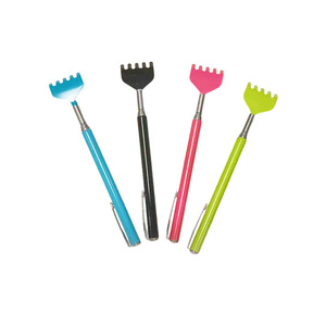 Flexible Stainless Steel Telescopic <b>Back</b> <b>Scratcher</b> With Five Prongs Portable For Daily Use Universal Itchy Relief - Product Image 1