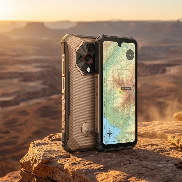 Night Vision 5G Rugged Phone Ulefone Armor X16 Pro 8GB+256GB IP68/IP69K 6.56" Android 15 MediaTek Dimensity Core NFC Smartphone
