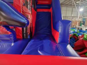 Spiderman Inflable <span class=keywords><strong>Castillo</strong></span> Inflable Spiderman Jumping Castle Brincolines Spiderman con tobogán Combo Bouncer <span class=keywords><strong>Castillo</strong></span> Hinchable - Product Image 6
