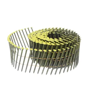 China Vinyl 2-1/4" Coated Coils Nails Pallet Coil Nails