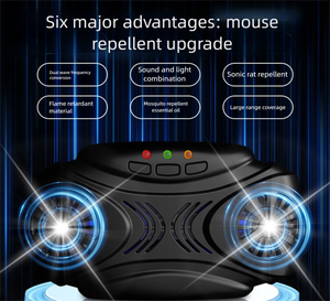 Top vente intérieur 3modes réglable Led clignotant ultrasons antiparasitaire <span class=keywords><strong>Anti</strong></span> souris moustiques cafards - Product Image 6