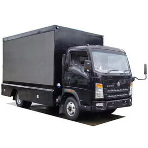 Camion publicitaire mobile LED diesel neuf, manuel, Euro 5 P4, HOWO, écran LED publicitaire, panneau d'affichage numérique - Product Image 1