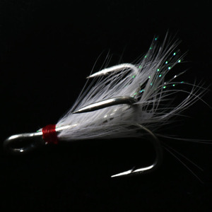Hameçon à trois branches pour la pêche à la mouche, taille 4/0, pour la truite et l'utilisation en mer - Product Image 4