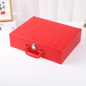 Étui de rangement personnalisable pour Mahjong, boîte de rangement portable pour jeu de dominos américain, singapourien, malaisien, 160 tuiles - Product Image 3