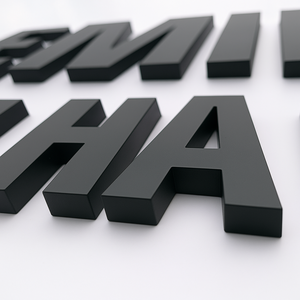 <span class=keywords><strong>Prix</strong></span> d'usine et haute qualité, lettres métalliques géantes 3D pour la publicité extérieure, debout sur le sol - Product Image 3