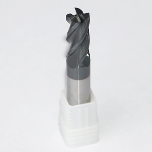 Fresa de carburo sólido con recubrimiento nano negro de rendimiento estable para trabajar con acero inoxidable - Product Image 1