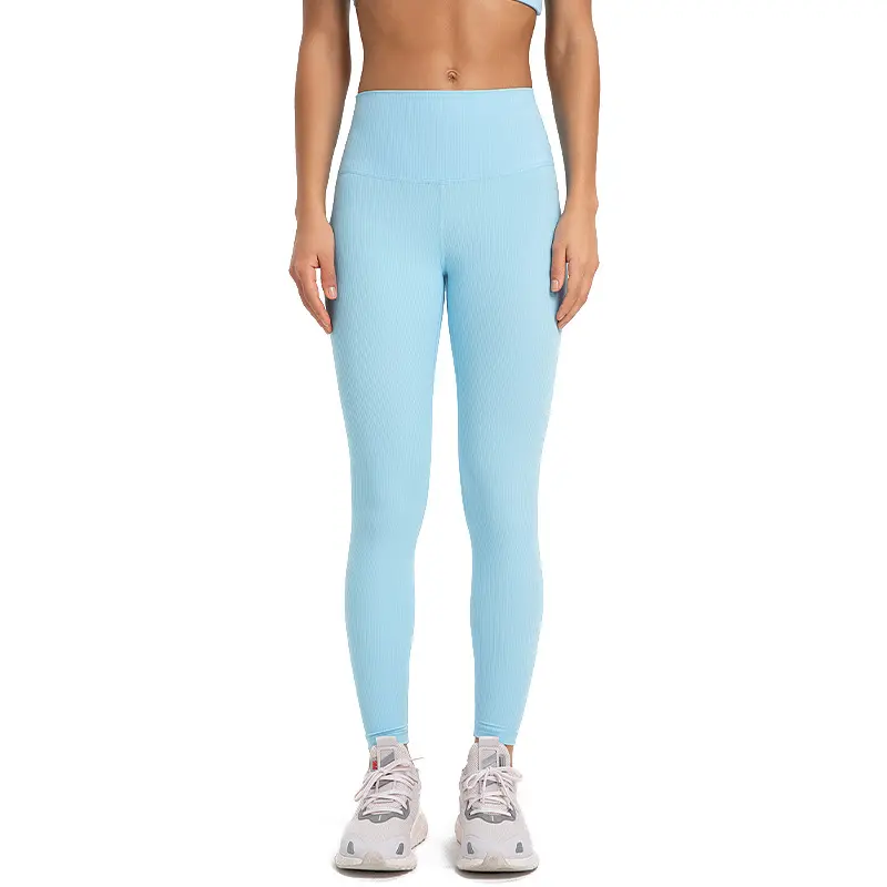 Lulu sostituisce i collant per il Fitness Yoga di alta qualità senza prima linea senza cuciture pantaloni da Yoga a vita alta senza cuciture Leggings da donna