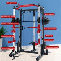 Equipo de Gimnasio Comercial WENDY, Máquina Multifuncional para Press de Pecho Inclinado y Press de Hombros, Máquina Smith para Entrenamiento de Fuerza