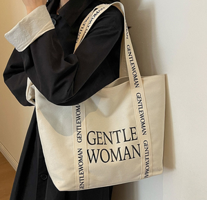 Sac fourre-tout en toile de coton avec logo personnalisé, écologique, réutilisable, avec motif de lettres, disponible en différentes tailles et couleurs - Product Image 2