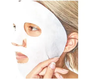 Hoja de mascarilla Facial comprimida, mascarilla desechable de algodón Natural, para el cuidado de la piel, gruesa y Normal