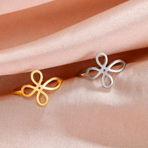 Myshape凯尔特结戒指爱尔兰爱心友谊承诺订婚戒指不锈钢结婚戒指2025 - Product Image 5