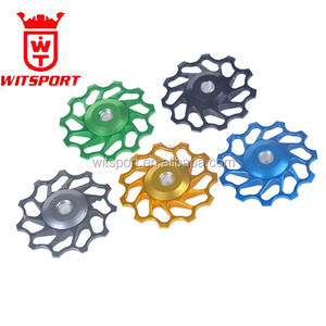 Rodamiento de Cerámica Económico AL7075 CNC para Bicicleta de Carretera, Poleas Guía, <span class=keywords><strong>Rodillo</strong></span> Tensor, Rueda Jockey para Cambio Trasero de Bicicleta de Montaña, 11/12/13/14 Dientes - Product Image 2