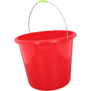 Seau à eau en PP avec poignées en fil métallique certifiées pour usage extérieur – Vente en gros - Product Image 1