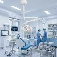 Système de caméra dentaire MedFruition monté au plafond, 4K en option, zoom optique 30X, éclairage chirurgical LED pour clinique et enseignement en direct