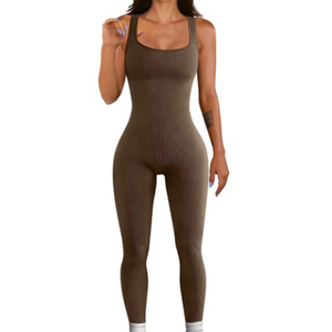 High Elastic Rib Slimming Seamless Full Body Shaper <strong>Tummy</strong> <strong>Tucker</strong> Bodysuit Backless <strong>Shapewear</strong> for Women - Product Image 1