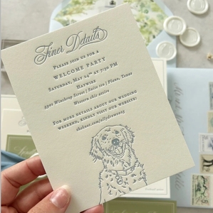 Tarjeta de Invitación de Boda Creativa de Lujo de Alta Gama, Personalizada, Impresa en Cartulina de 600g, con Grabado en Relieve - Product Image 6