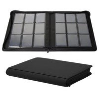 Carpeta para Tarjetas con Logotipo Personalizado al por Mayor, Carpeta con 9 Bolsillos y 16 Páginas, Álbum de Fotos, Carpeta de Almacenamiento de Tarjetas de Cuero PU y PVC