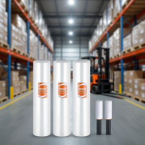 Film étirable Vevor 15 pouces x 1000 pieds, 60 gauge, transparent, pour emballage industriel de palettes - Product Image 2