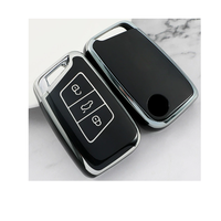 Housse de protection pour clé de voiture en TPU pour VW Sagitar Bora Lavida Tiguan Passat Golf/Polo Tharu CC-Fob Protector