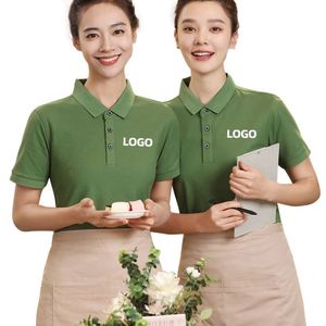 Chemises Polo Personnalisées avec Logo, Vêtements de Travail à Manches Courtes, Uniformes de Restaurant et de Bar - Product Image 2