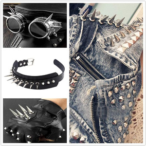 100 ensembles de Rivets à vis cône en métal pic Punk Rock bricolage cuir artisanat vêtements sac chaussures chapeau décoration - Product Image 5