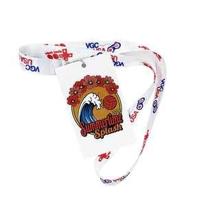 Passe de visiteur Prostek en plastique perforé avec support magnétique, <span class=keywords><strong>carte</strong></span> VIP pour le personnel d'événement avec cordon, impression offset - Product Image 1