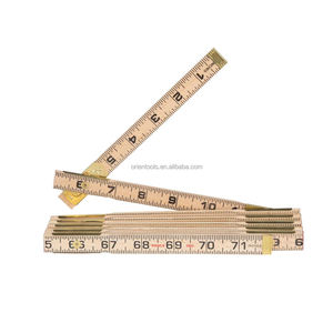 72 "12 plis en bois SAE lecture intérieure <span class=keywords><strong>règle</strong></span> pliante avec extrémités rouges - Product Image 5