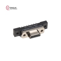 Connecteur Micro-D mâle 15 broches de type D, style 83513, avec coque MDM, pour montage sur panneau, référence M83513/22-B01NN, fournisseur BOM