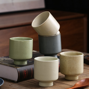 Tazza da Tè in Ceramica Classica con Piede Alto, Elegante Tazza Cinese, Set Regalo per Matrimonio, per Tè Verde - Product Image 5