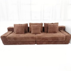 <span class=keywords><strong>Moderno</strong></span> Set Divano Letto Angolare a L di Lusso in Velluto con Funzionalità Regolabili e Pieghevoli <span class=keywords><strong>Design</strong></span> Resistente per <span class=keywords><strong>Soggiorno</strong></span> - Product Image 4