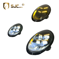 Accessoires automobiles SJC pour Porsche 911 Phare avant 2013-2018 Mise à niveau Nouveau style 2025 Jaune Blanc Bicolore Plug & Play