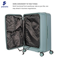 Boîte à fichiers de bureau, cabine avant séparée, bagages, ordinateur, accès rapide, valise d'embarquement Portable, étui de voyage, étui à tige de traction