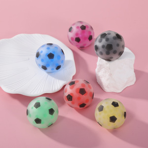 Pelotas Antiestrés de TPR Suave con Diseño de Balón de Fútbol de 4 cm, Pelotas para Aliviar la Presión, Juguetes para Apretar - Product Image 2
