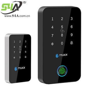 S4A TTLOCK APP MJ03F empreinte digitale contrôle d'accès système <span class=keywords><strong>de</strong></span> porte ouvre Bluetooth porte électrique clavier 13.56Mhz mot <span class=keywords><strong>de</strong></span> passe étanche - Product Image 1