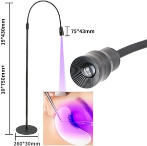 <span class=keywords><strong>Lampe</strong></span> de sol LED UV pour extension de cils Soins à domicile avec pédale confortable Doux pour les yeux - Product Image 2