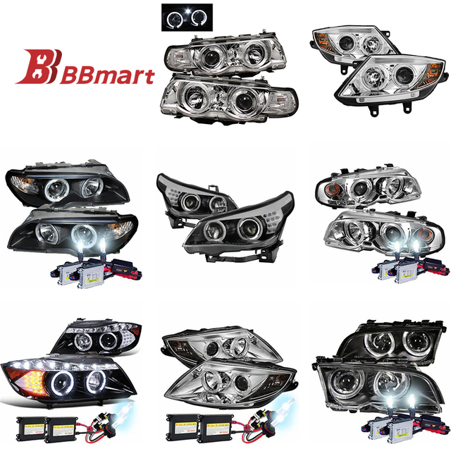Bbmart Auto Spare Parts Halogen & Xenon Headlights All Series Hot Selling Model X5 X7 E36 E39 E46 E60 E90 F10 F30 Parts for BMW