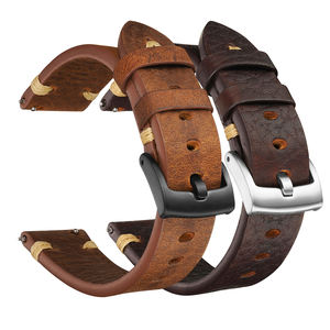 Bracelets de montre en cuir vintage 20mm 22mm <span class=keywords><strong>Bracelet</strong></span> <span class=keywords><strong>pour</strong></span> hommes <span class=keywords><strong>pour</strong></span> Samsung <span class=keywords><strong>Galaxy</strong></span> <span class=keywords><strong>Active</strong></span> <span class=keywords><strong>2</strong></span> Bracelets de montre en cuir de vache Ceinture - Product Image 1