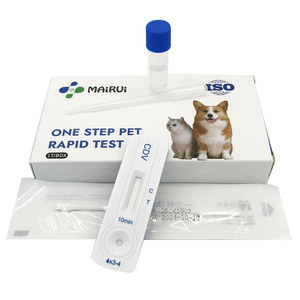 송곳니 디스템퍼 바이러스 항원 신속 검사 (CDV Ag) 한 단계 애완 동물 빠른 감지 - Product Image 1