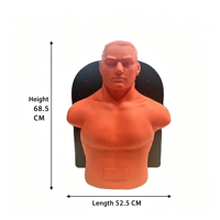 Mannequin de boxe autoportant réglable en hauteur, en silicone, en forme humaine, sac de sable pour MMA, kickboxing, fitness à domicile
