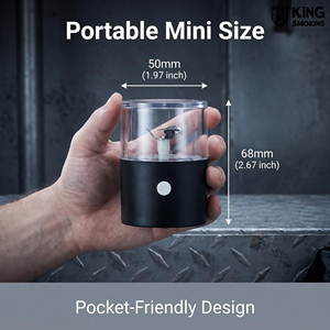 Molino Eléctrico de Hierbas Recargable por USB, Molinillo Automático de Tabaco, <span class=keywords><strong>Mini</strong></span> Molinillo Eléctrico Portátil de Especias para Hierbas Secas - Product Image 4