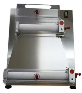 Rodillo de masa de pizza electrónico automático de 12/15 pulgadas, máquina laminadora de masa de pizza/laminadora de masa de pizza