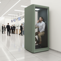 Cabine de travail insonorisée portable fiable, OEM ODM, ignifuge, acoustique, pour bureau privé, salle d'étude, hôpital, studio