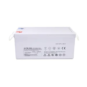 Reliable energy source for daily use Safe and secure lead-acid batteries 12V 100AH 200AH 250AH